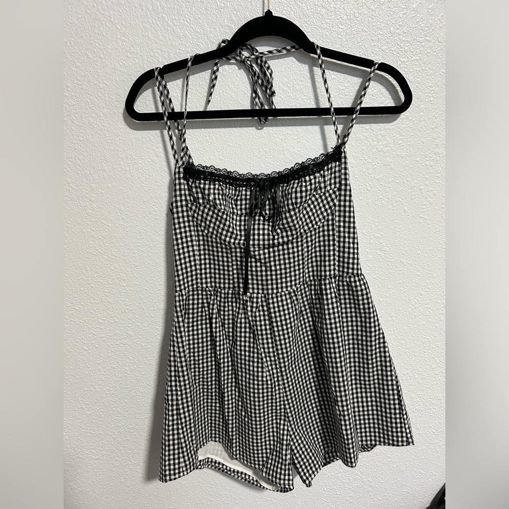 Princess Polly Gingham Romper